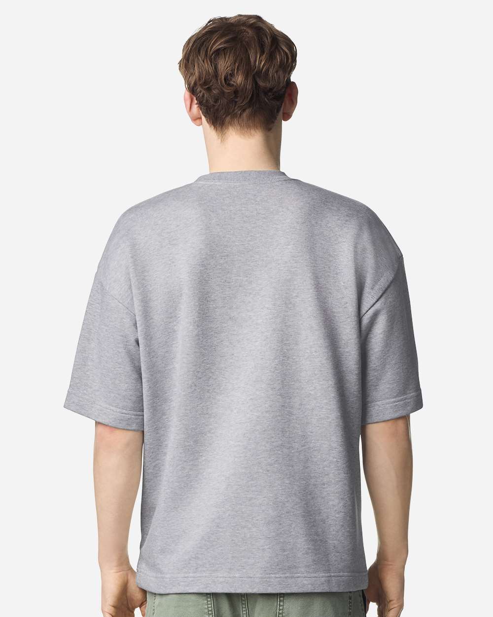 Heather Grey Unisex French Terry Ex Crew - FTEX00