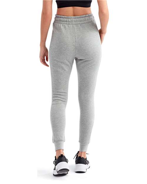 Heather Grey Women's Fitted Maria Joggers - TD055