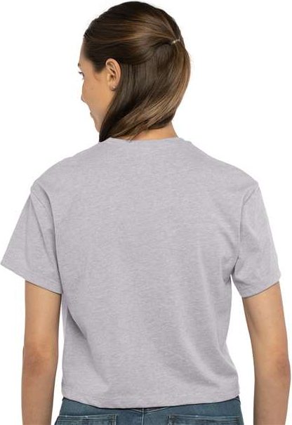 Heather Grey Women&#39;s Ideal Crop Top - 1580