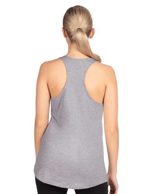 Heather Grey Women&#39;s Ideal Racerback Tank - 1533