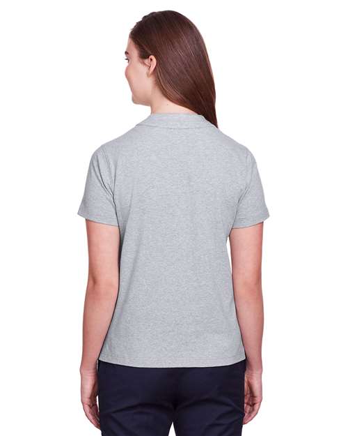 Heather Grey Women&#39;s Lakeshore Stretch Cotton Performance Polo - UC105W
