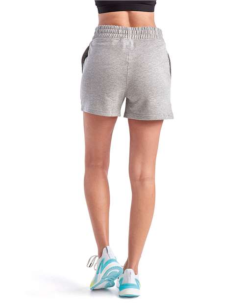Heather Grey Women's Maria Jogger Shorts - TD062