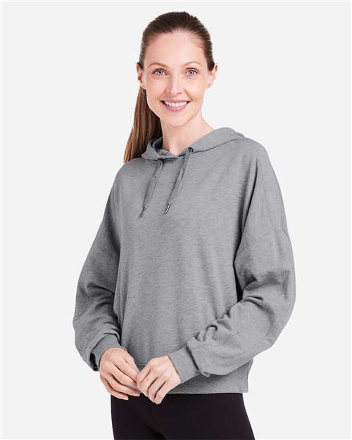 Heather Grey Women&#39;s Studio Hooded Fleece - TW913