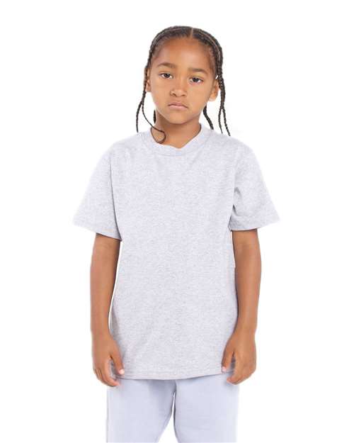 Heather Grey Youth Active T-Shirt - SHSSY