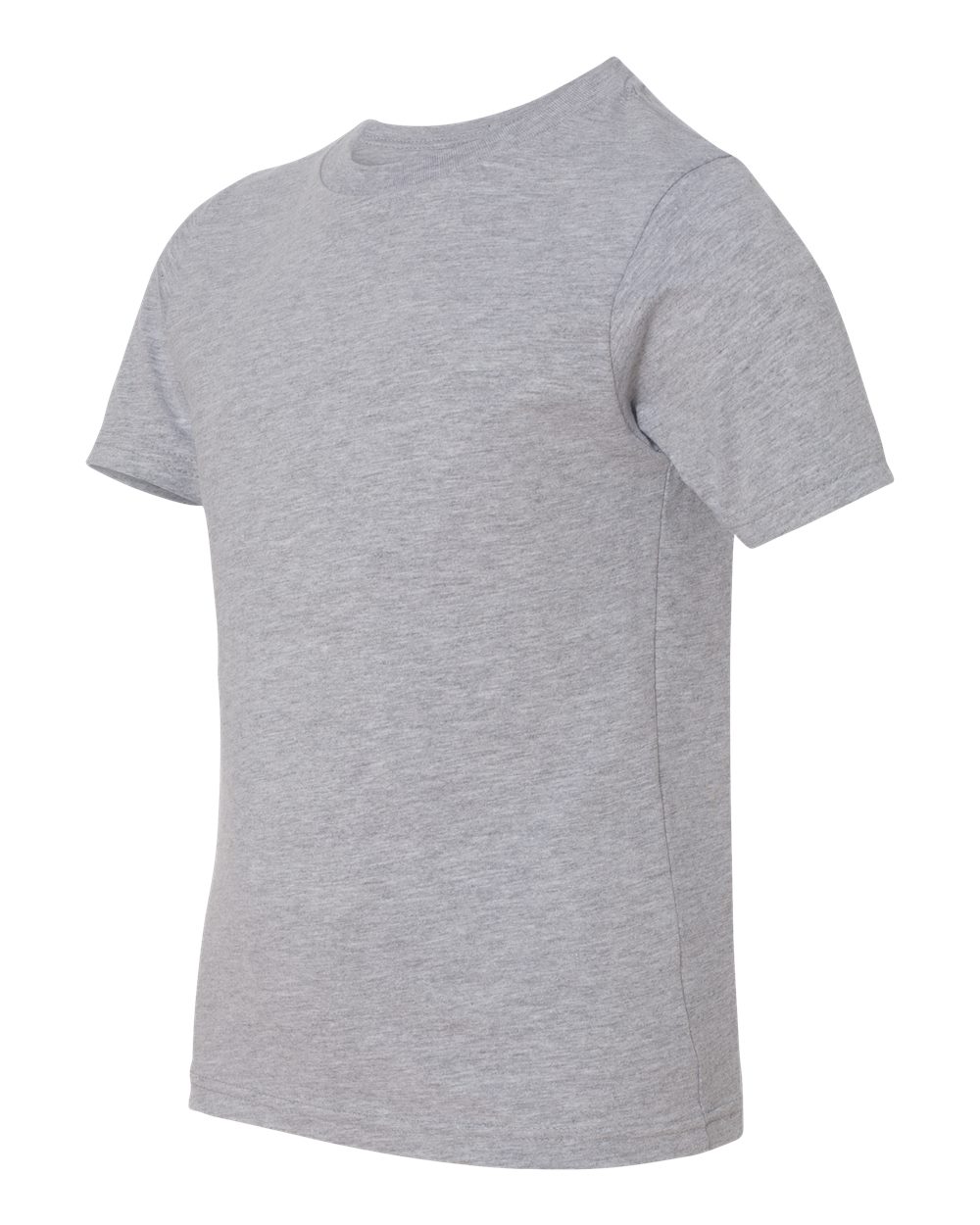 Heather Grey Youth Cotton T-Shirt - 3310