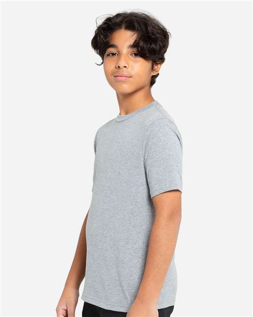 Heather Grey Youth Epic Cotton T-Shirt - T1000B