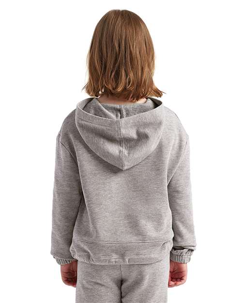 Heather Grey Youth Maria Hooded Sweatshirt - TD85B