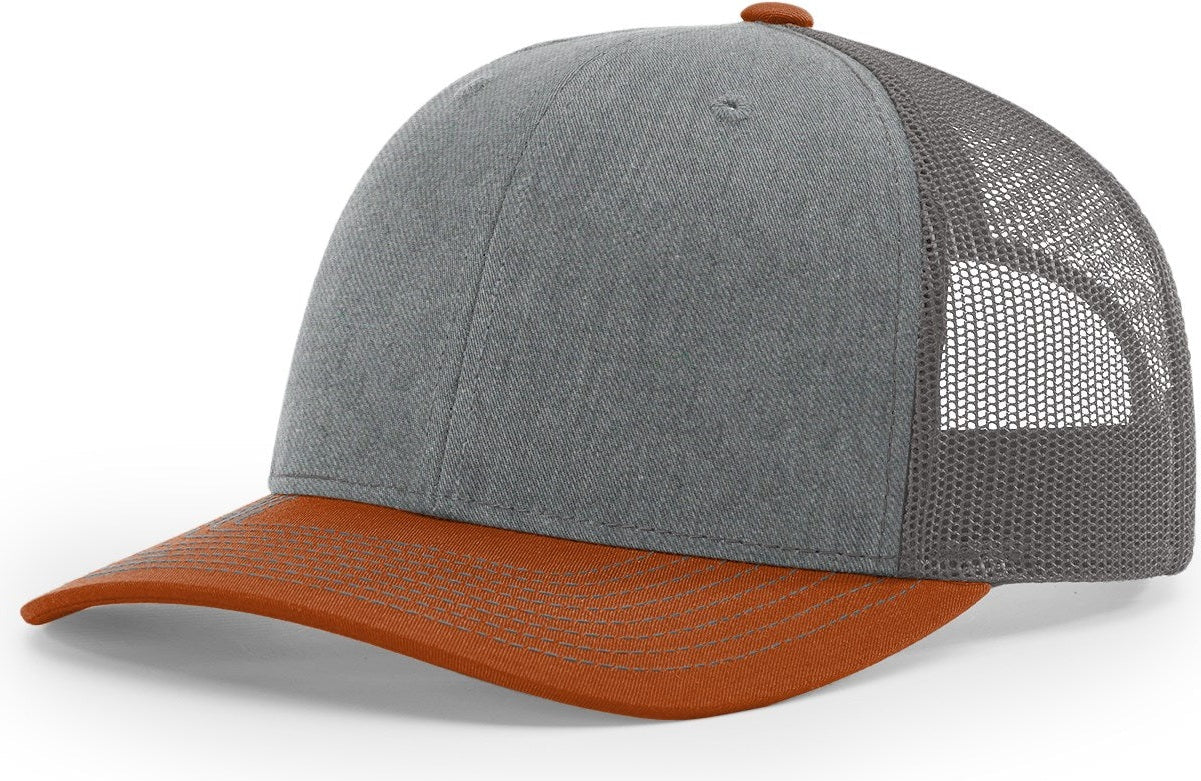 Heather Grey/Charcoal/Dark Ora Trucker