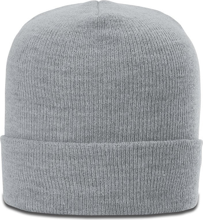 Heather Gun Metal Heathered Beanie with Cuff
