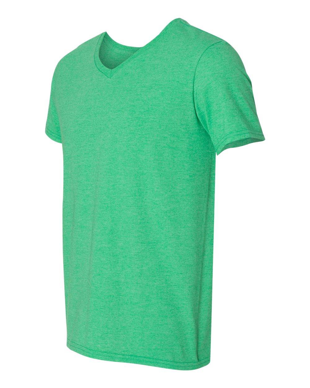 Heather Irish Green Softstyle® V-Neck T-Shirt - 64V00