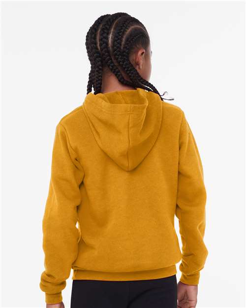 Heather Mustard Youth Sponge Fleece Hoodie - 3719Y