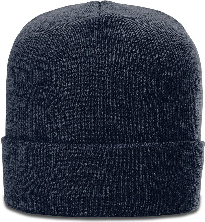 Heather Navy Heathered Beanie with Cuff