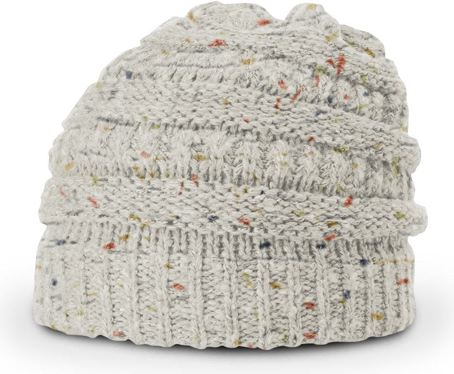 Heather Oatmeal Speckled Knit