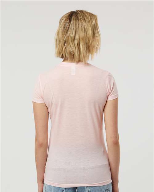Heather Pink Women&#39;s Poly-Rich T-Shirt - 240