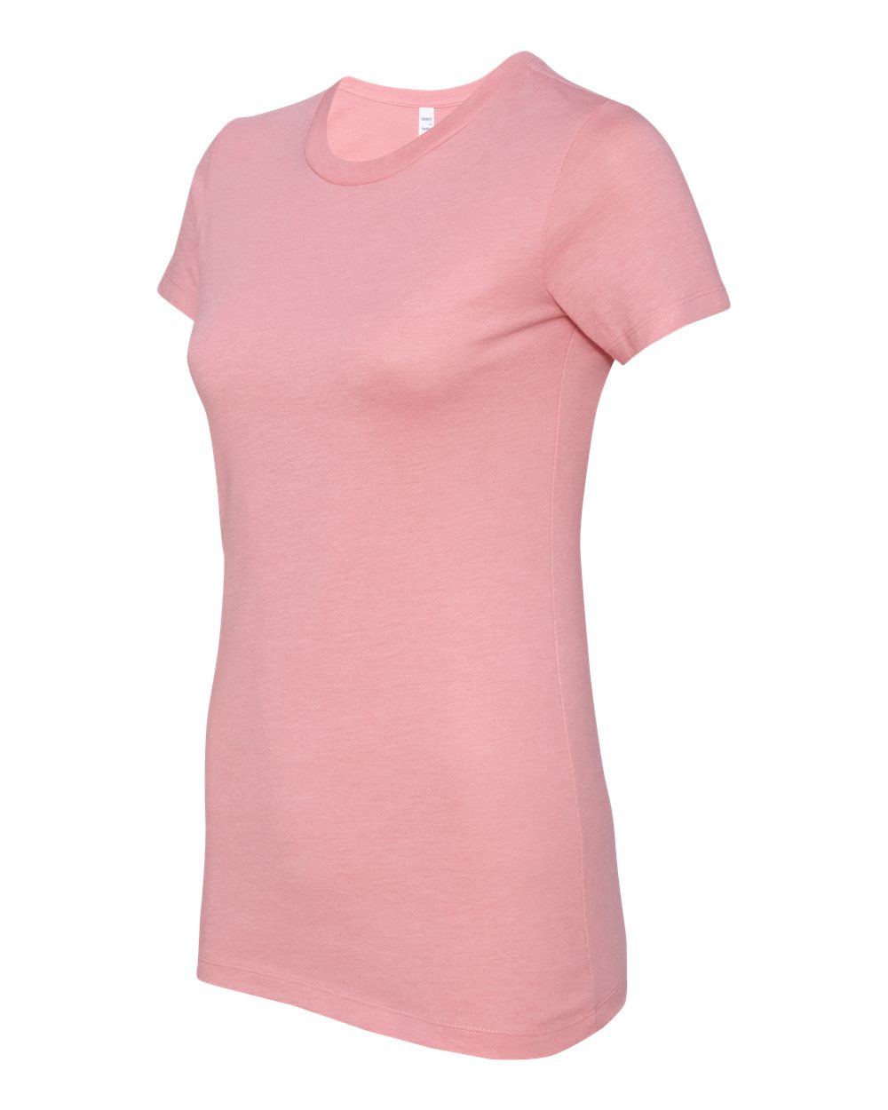 Heather Pink Women's Slim Fit Tee - 6004