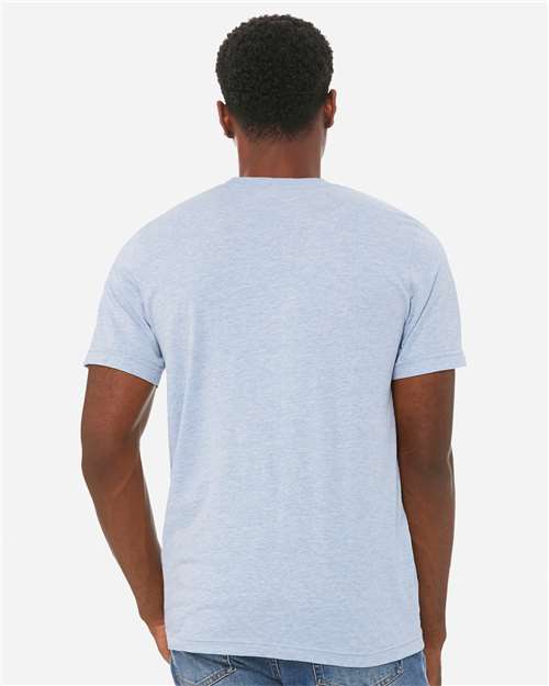 Heather Prism Blue CVC Jersey Tee - 3001CVC