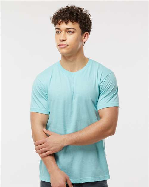 Heather Purist Blue Fine Jersey T-Shirt - 202