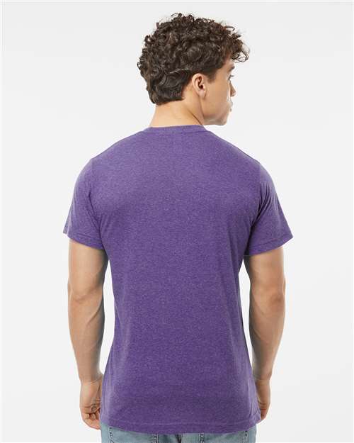 Heather Purple Poly-Rich T-Shirt - 241