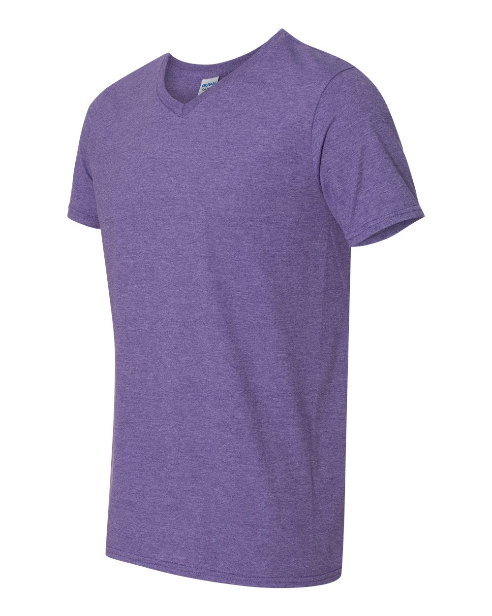 Heather Purple Softstyle® V-Neck T-Shirt - 64V00
