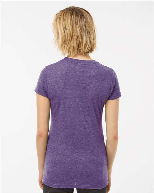 Heather Purple Women&#39;s Poly-Rich T-Shirt - 240