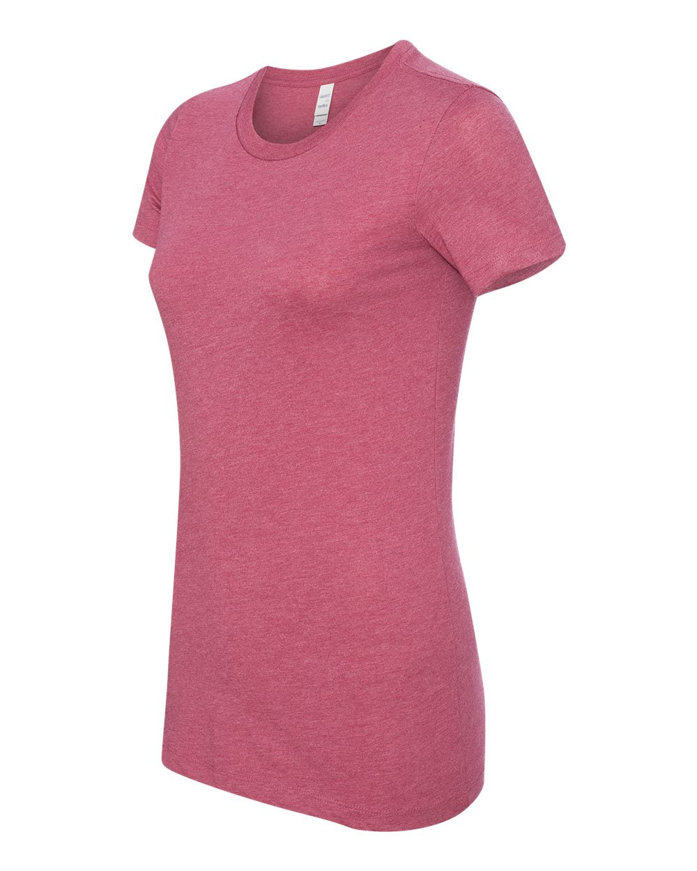 Heather Raspberry Women's Slim Fit Tee - 6004