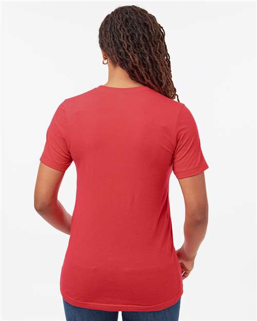 Heather Red Combed CVC T-Shirt - 602CVC
