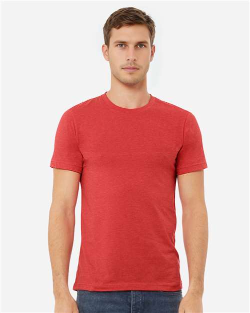 Heather Red CVC Jersey Tee - 3001CVC
