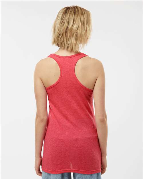 Heather Red Women&#39;s Poly-Rich Racerback Tank Top - 190