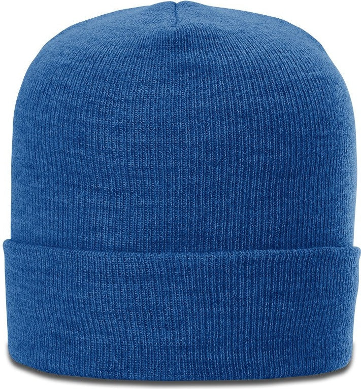 Heather Royal Heathered Beanie with Cuff