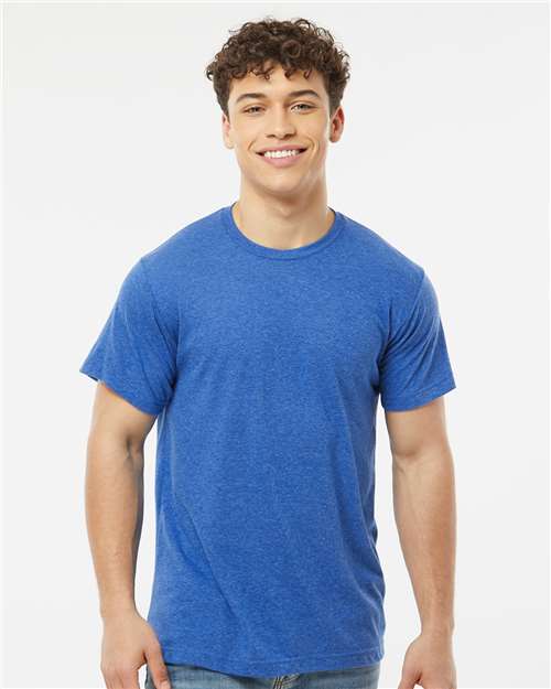 Heather Royal Poly-Rich T-Shirt - 241