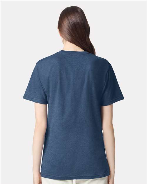 Heather Sea Blue CVC Tee - 2001CVC
