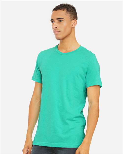Heather Sea Green CVC Jersey Tee - 3001CVC