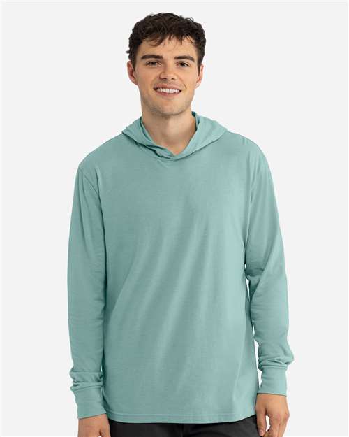 Heather Seafoam Unisex CVC Hoodie Long Sleeve T-Shirt - 6221