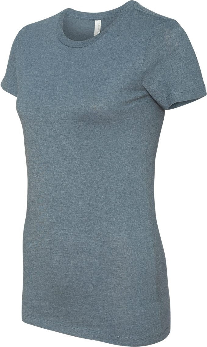 Heather Slate Women's Slim Fit Tee - 6004