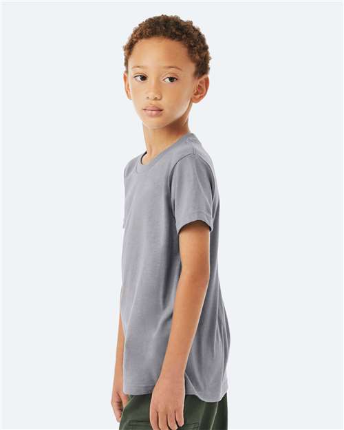 Heather Storm Youth CVC Jersey Tee - 3001YCVC