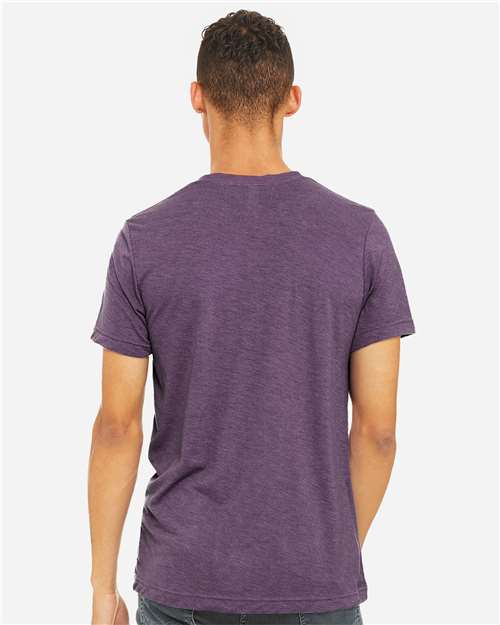 Heather Team Purple CVC Jersey Tee - 3001CVC