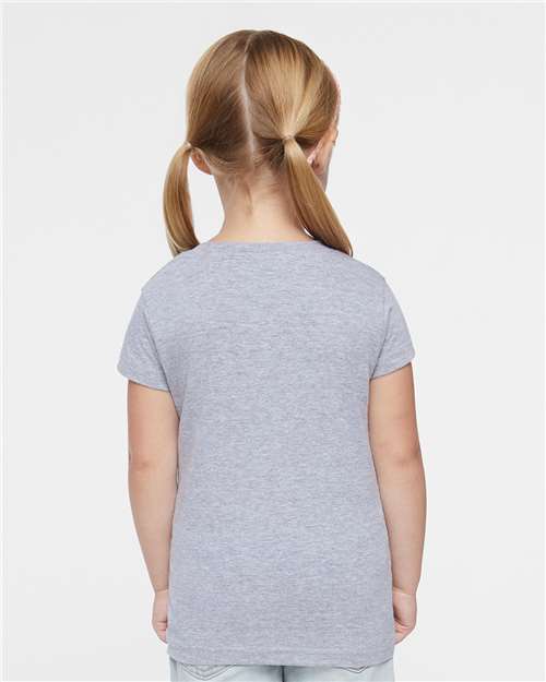 Heather Toddler Girls Fine Jersey Tee - 3316