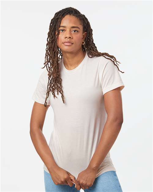 Heather Vintage Natural Combed CVC T-Shirt - 602CVC