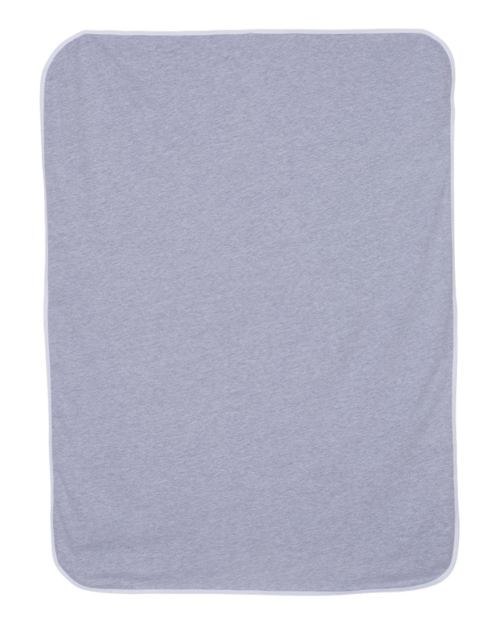 Heather/ White Premium Jersey Infant Blanket - 1110