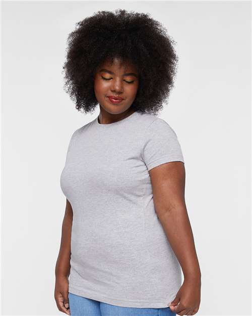 Heather Women&#39;s Fitted Fine Jersey Tee - 3616