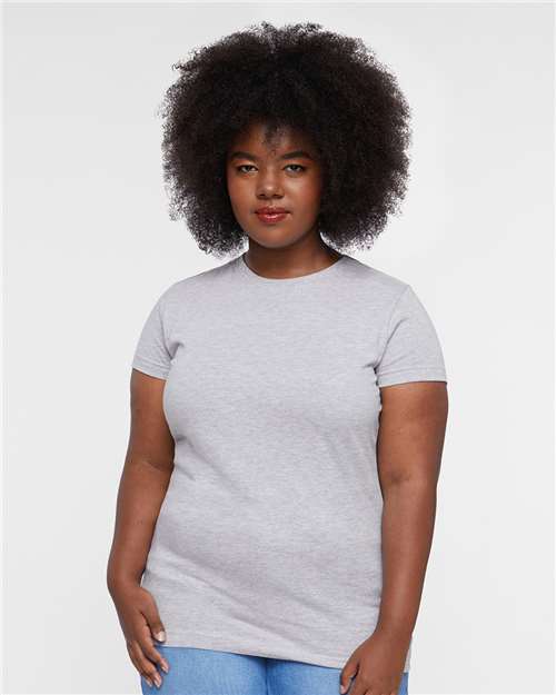 Heather Women&#39;s Fitted Fine Jersey Tee - 3616