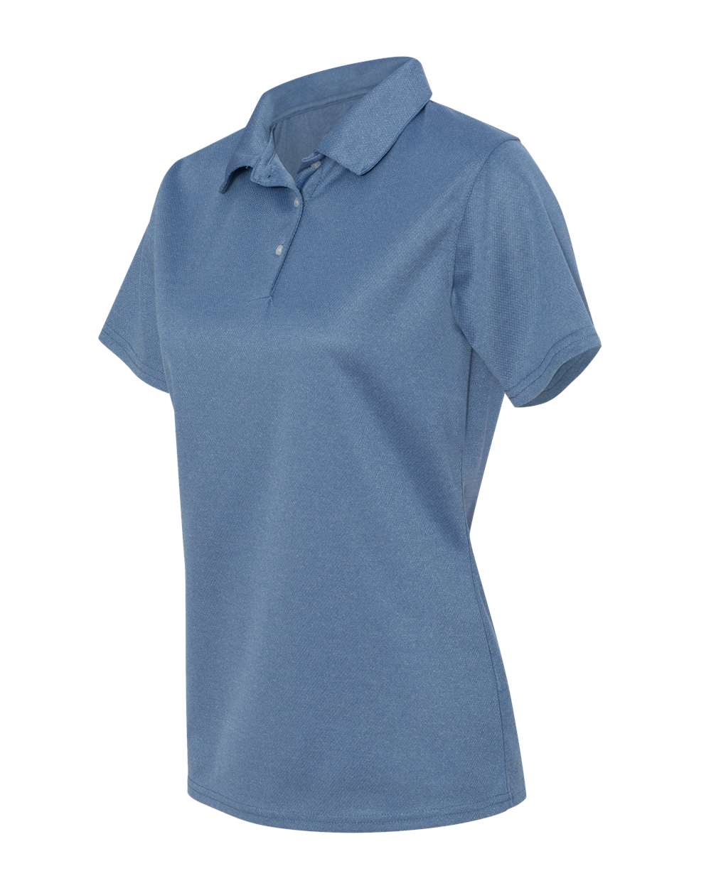 Heathered Blue Women's Moisture Free Mesh Polo - 5469