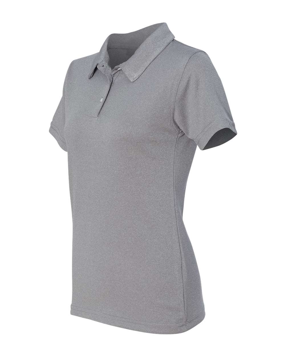Heathered Grey Women&#39;s Moisture Free Mesh Polo - 5469