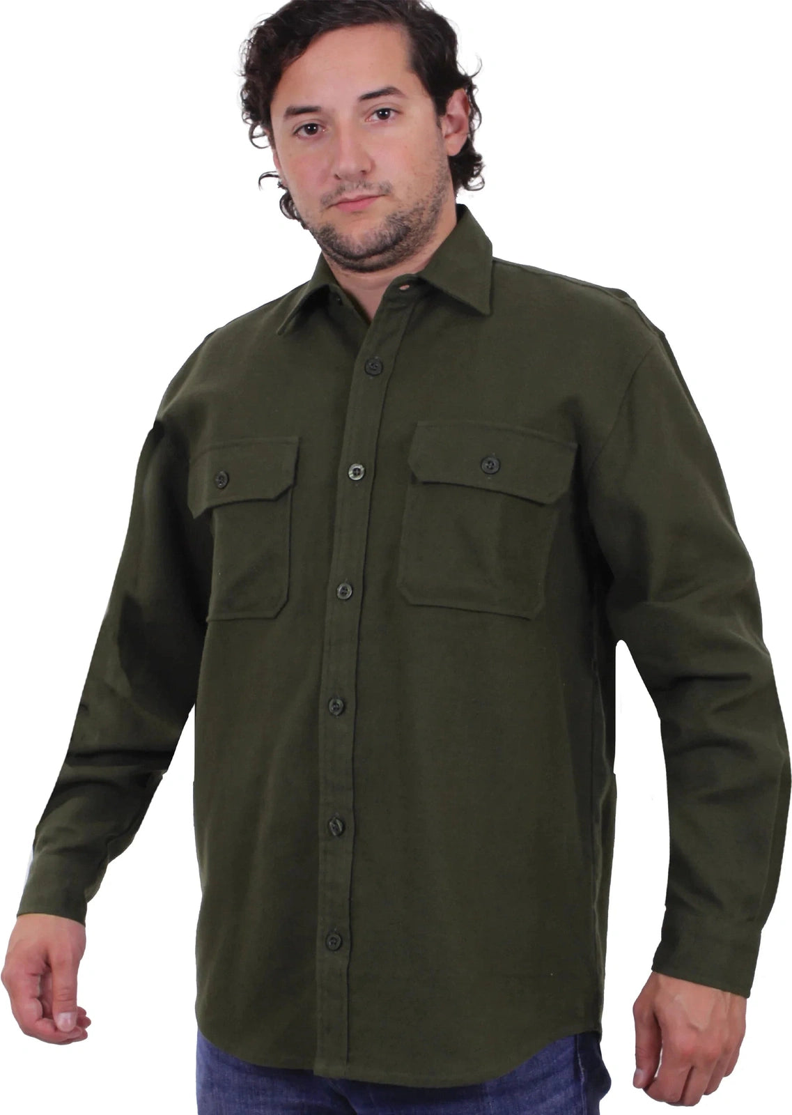 Heavy Weight Solid Flannel Shirt