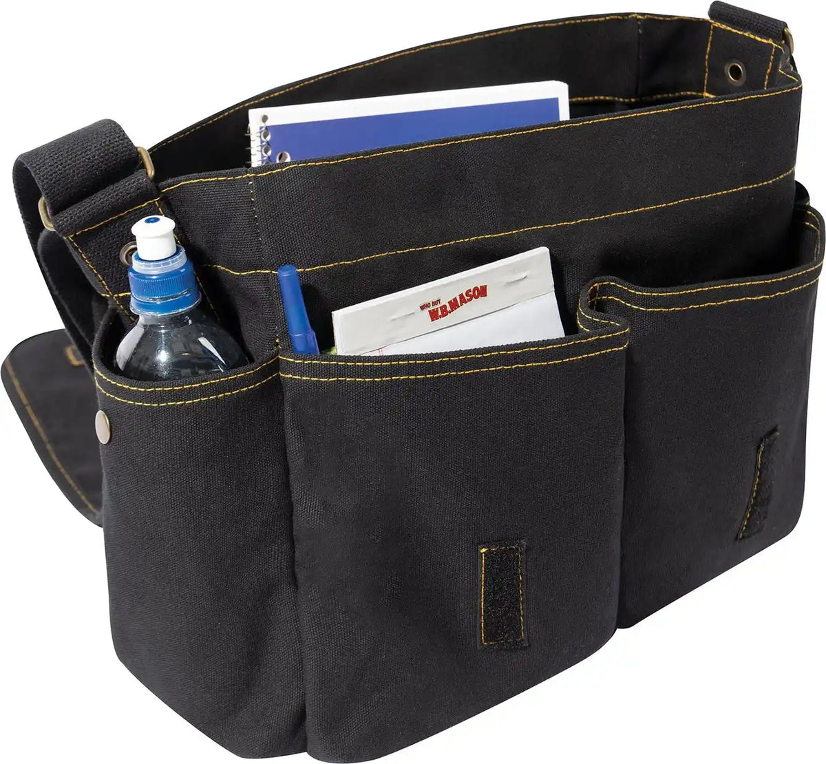 Heavyweight Canvas Classic Messenger Bag with Military Stencil
