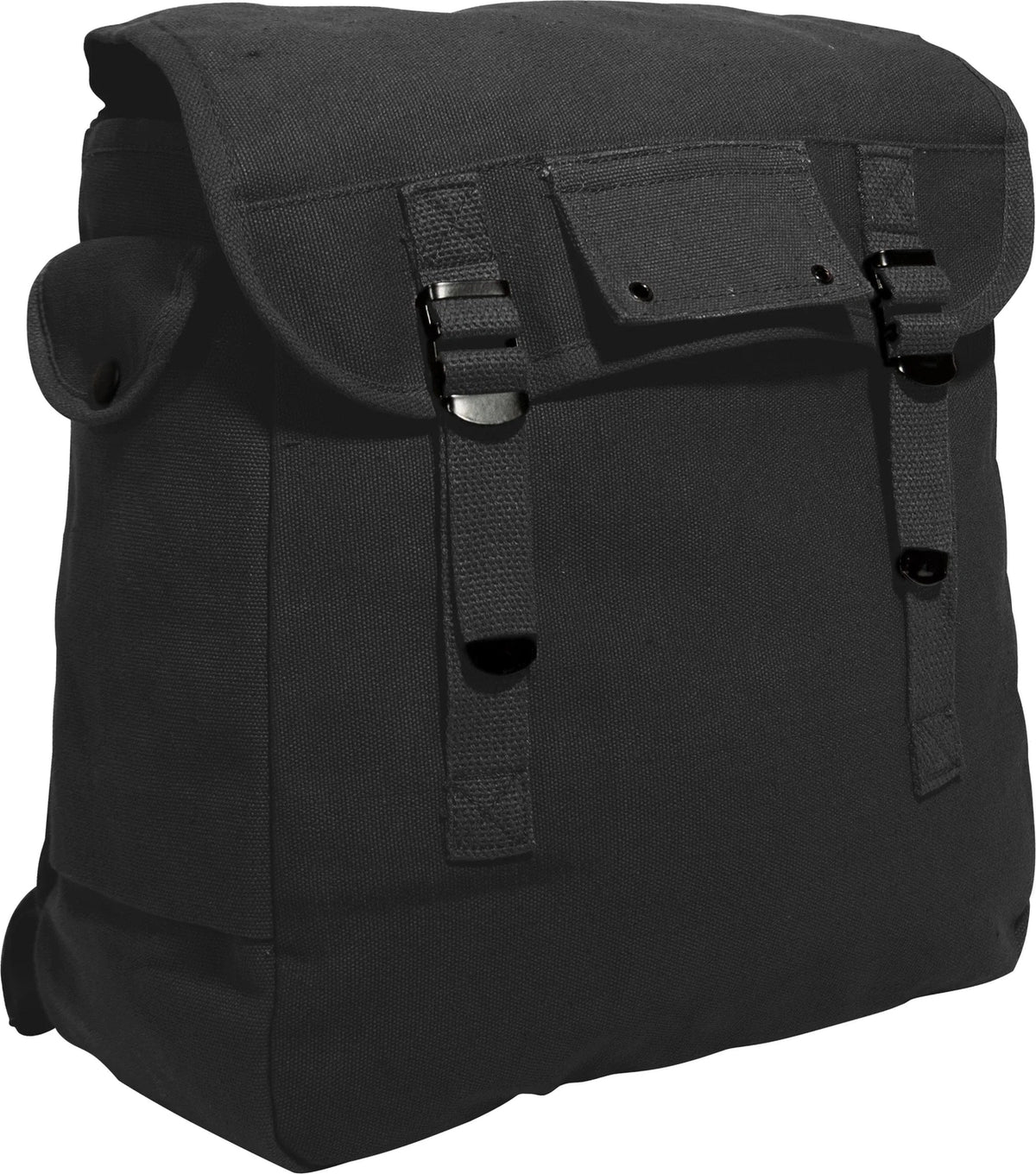 Heavyweight Canvas Musette Bag - Black