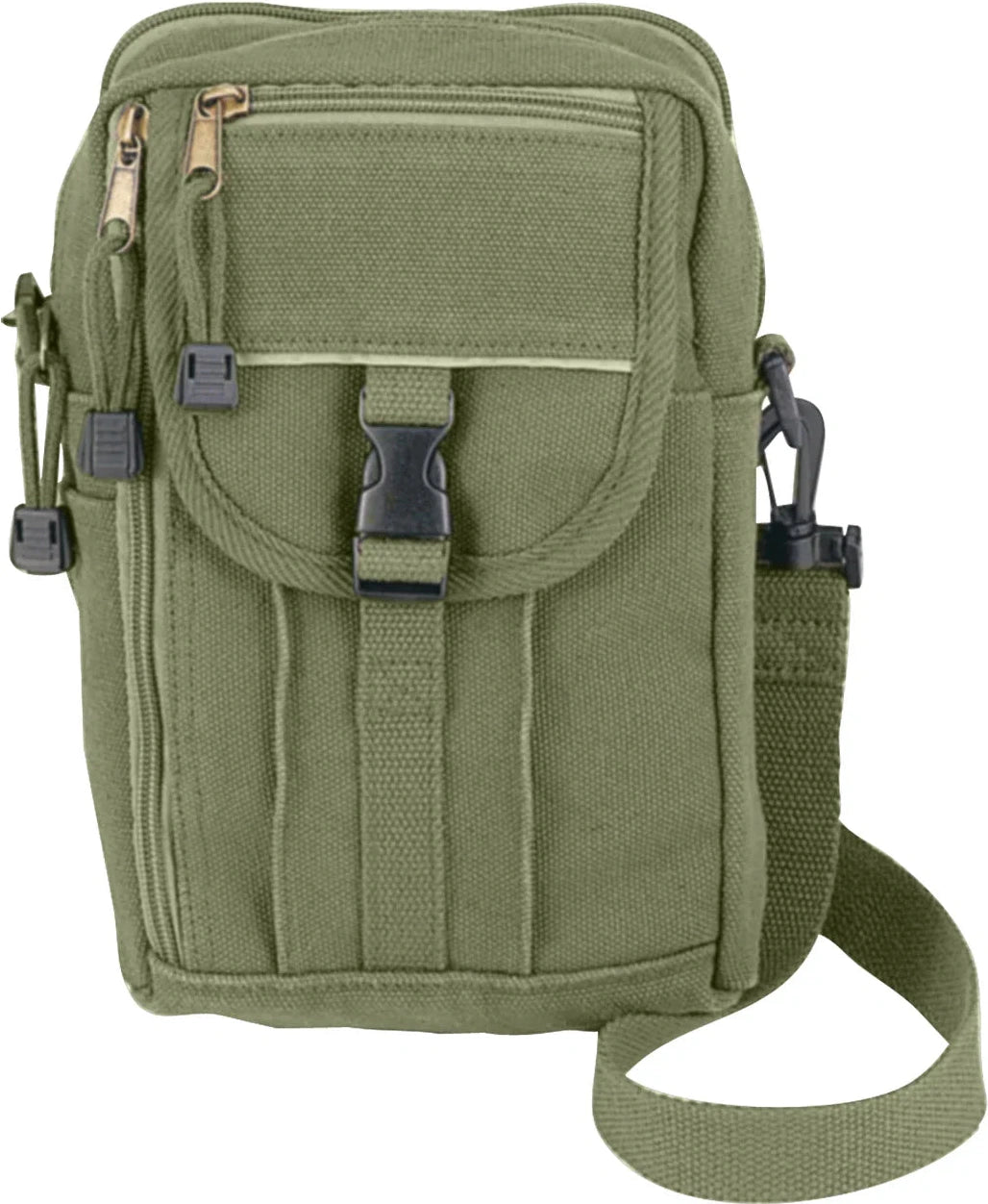 Heavyweight Classic Canvas Passport Travel Pouch - Olive Drab