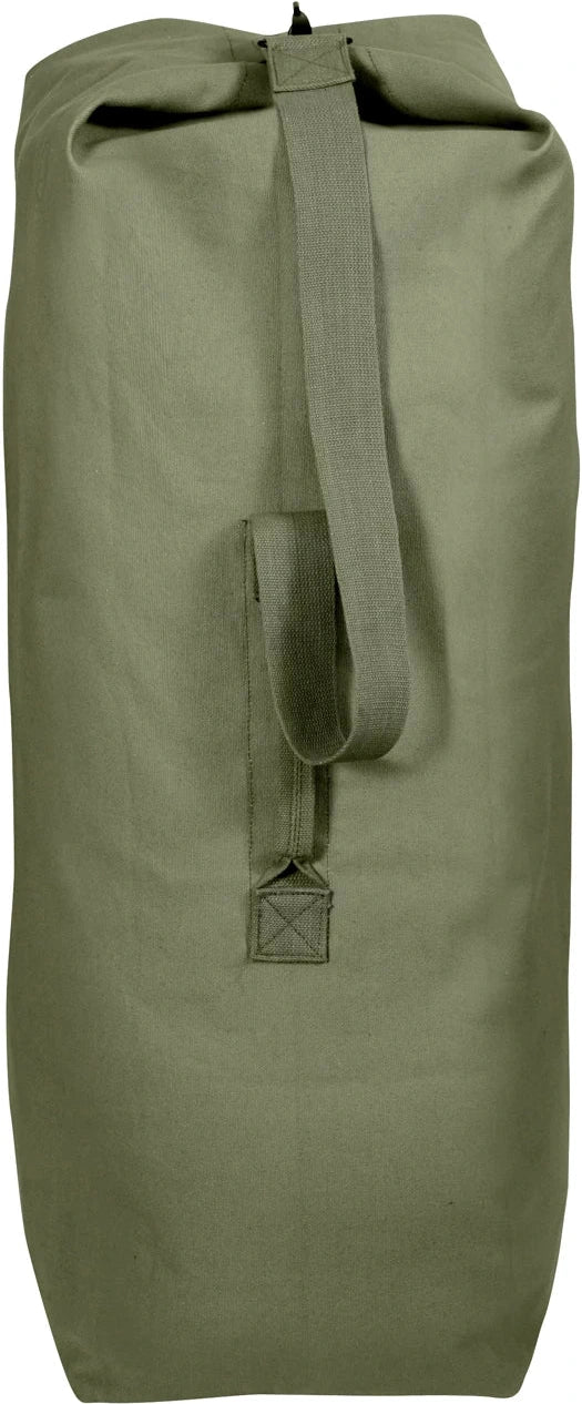 Heavyweight Top Load Canvas Duffle Bag - Foliage Green / 25 x 42