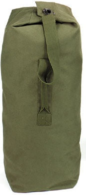 Heavyweight Top Load Canvas Duffle Bag - Coyote Brown / 25 x 42