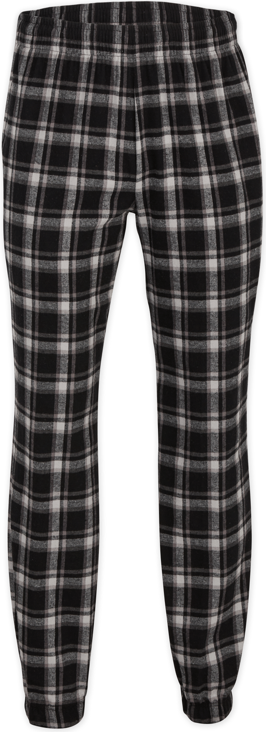 HERITAGE BLACK PLAID BOXERCRAFT ADULT FLANNEL JOGGER  grouped